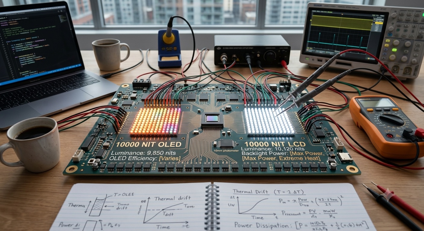 10000 Nits OLED vs LCD: Choosing the Right Display for Extreme Brightness Applications