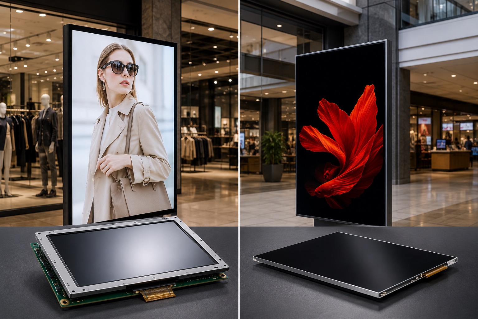 LCD vs OLED for Retail Digital Signage: Why Commercial Displays Still Choose LCD