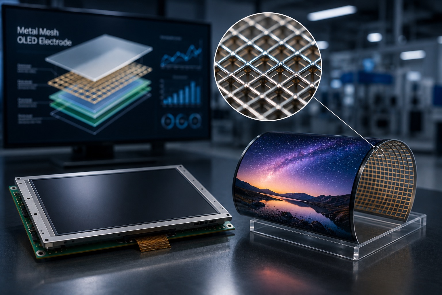 Metal Mesh OLED Electrodes: How This Breakthrough Reshapes Display Sourcing Decisions