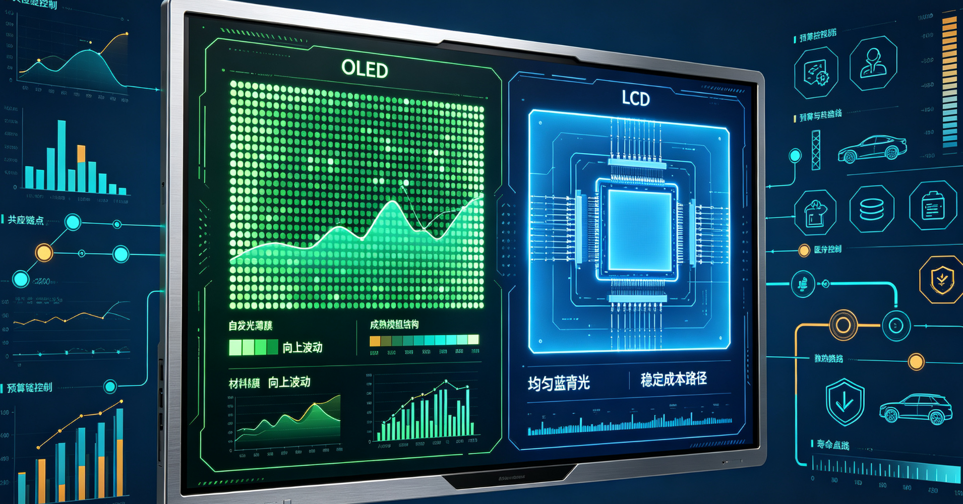 OLED Material Costs Surge While Industrial LCDs Keep TCO Low: A 2025 Supply Chain Check